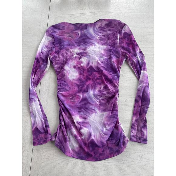 INC Y2k Vintage Sheer Trashy Bimbocore Barbiecore Long Sleeve Top (N) - Picture 6 of 6